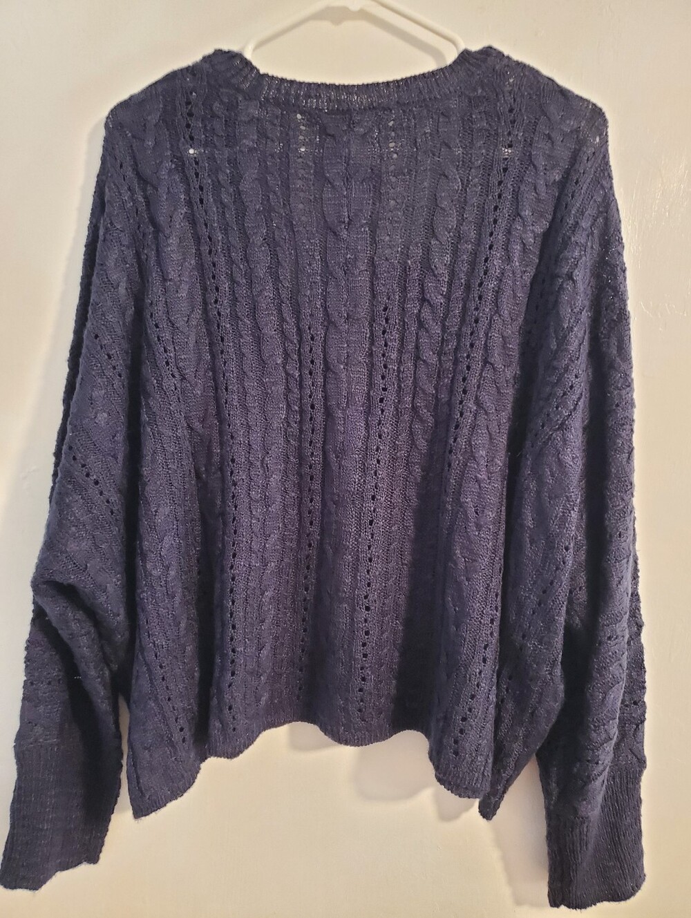 LC Lauren Conrad Navy Button Cardigan Sweater - Picture 3 of 5